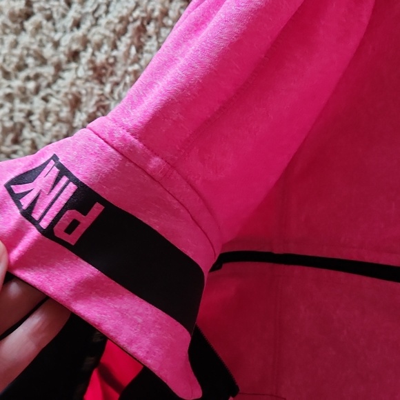 Victoria's Secret Pink Label Pullover 3/4 Zip Womans Size Large - Picture 3 of 9